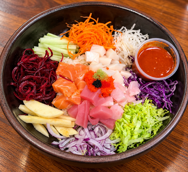 Sashimi Rice Bowl.
