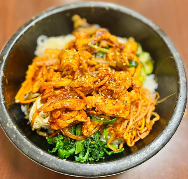 Spicy Chicken Bibimbap.