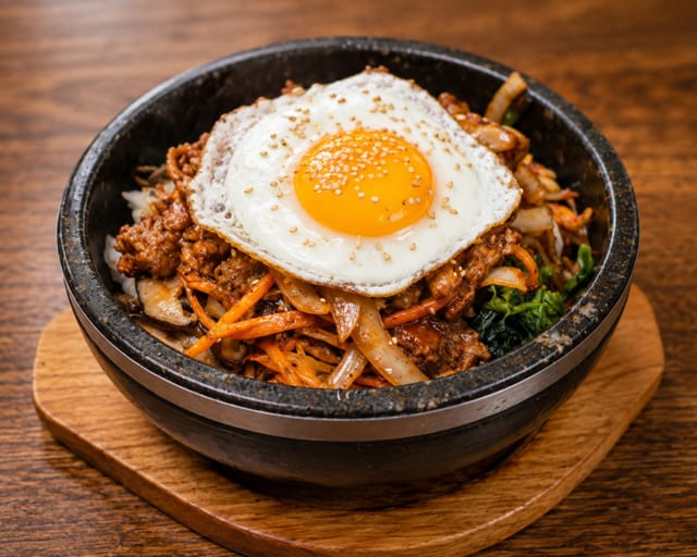 Spicy Pork Bibimbap.