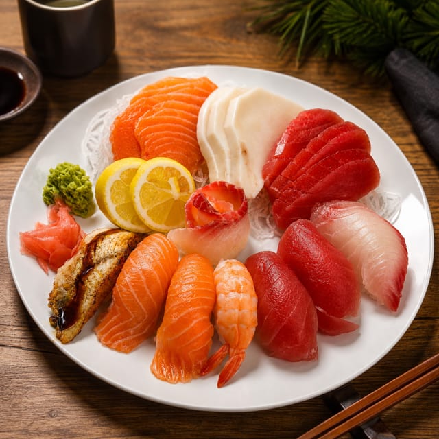 Sushi & Sashimi Combo.
