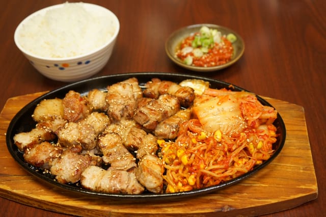 Grilled Pork Belly.