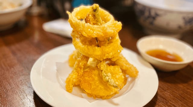 Shrimp & Vegetable Tempura.